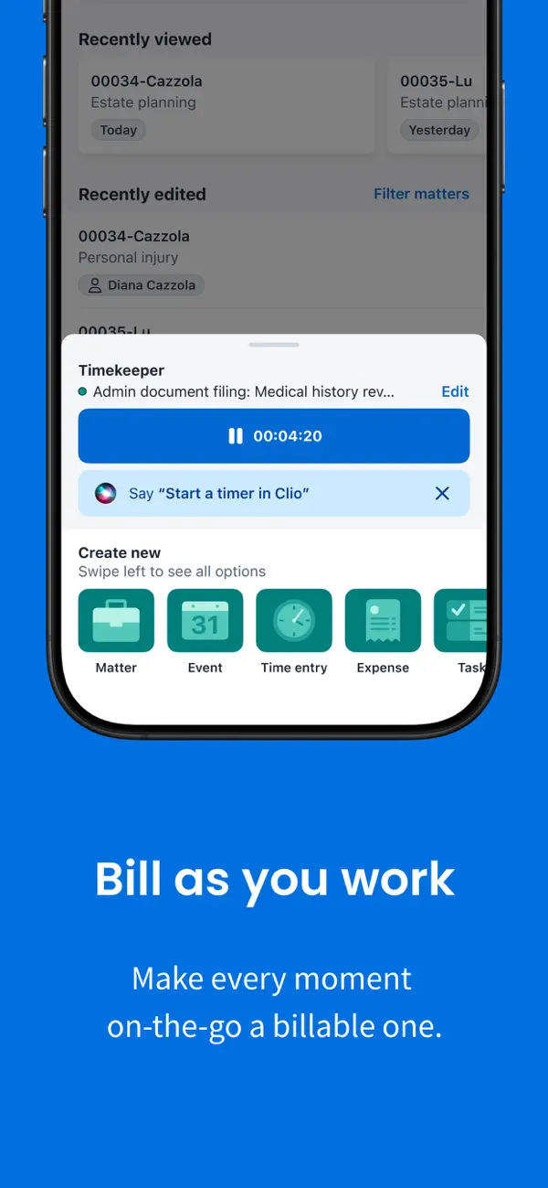 Clio for Law Firms and Lawyers screenshot 3