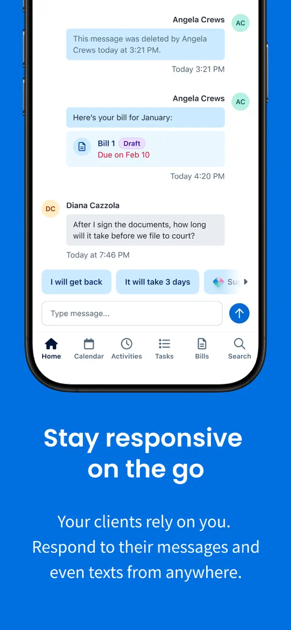 Clio for Law Firms and Lawyers screenshot 1
