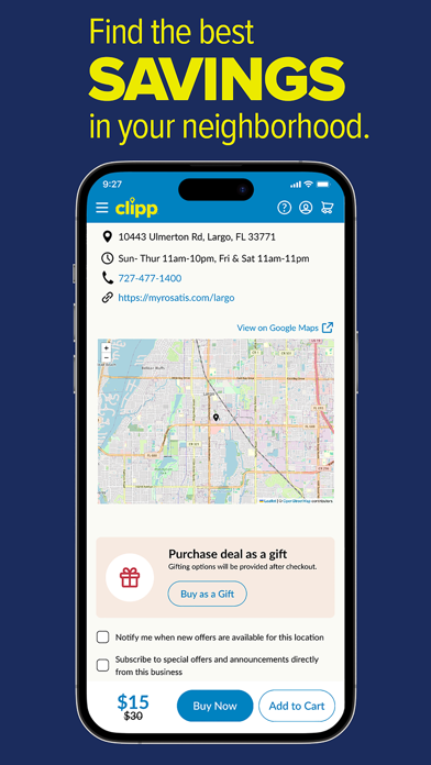 Clipp - Deals & Coupons screenshot 1