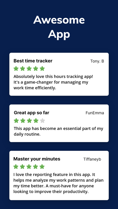 Clock In & Out Hours Tracker screenshot 3
