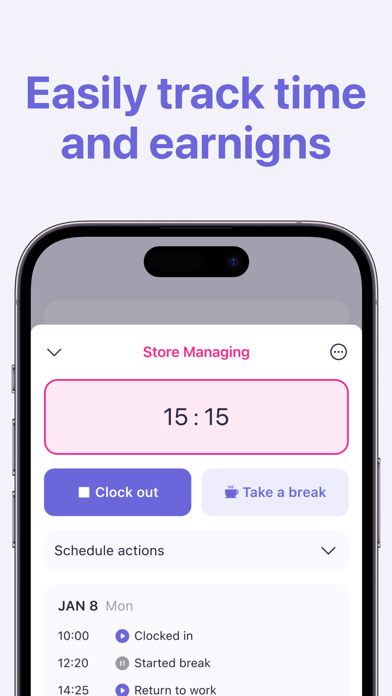 Work Hours Tracker - Clock In screenshot 3