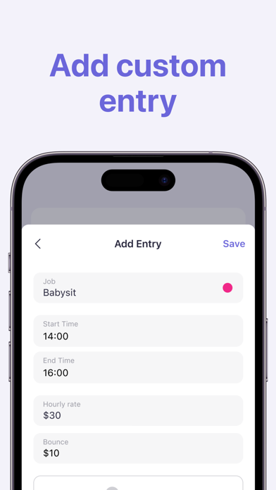 Work Hours Tracker - Clock In screenshot 1