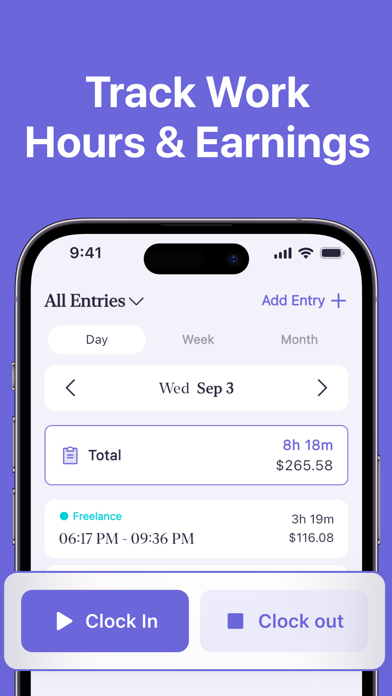Work Hours Tracker - Clock In screenshot 7