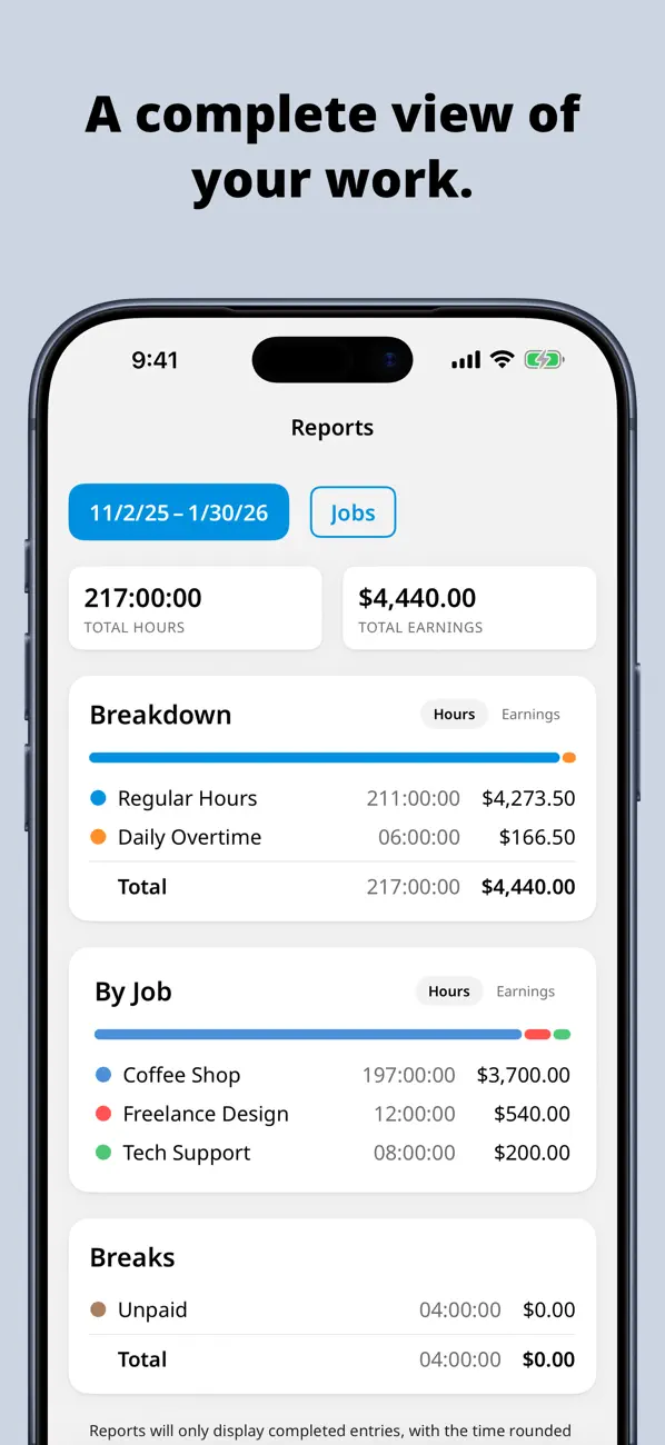 Clock In: Work Hours Tracker screenshot 2