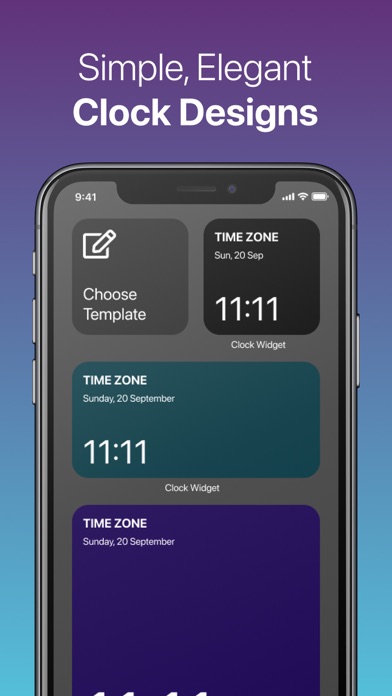 Clock Widget: Custom Clock App screenshot 1