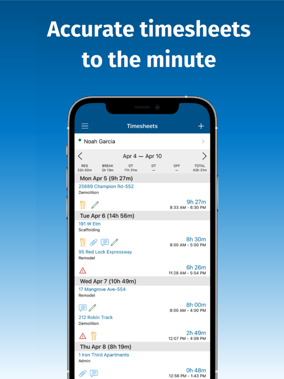 ClockShark screenshot 9