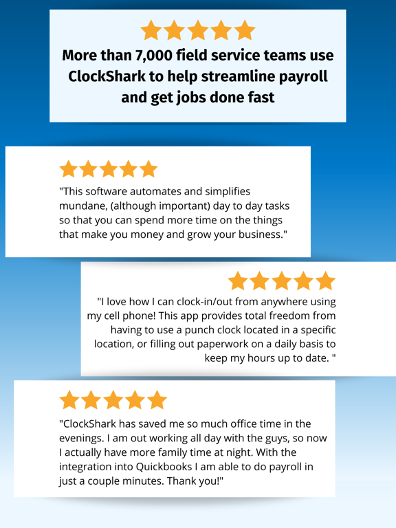ClockShark screenshot 1