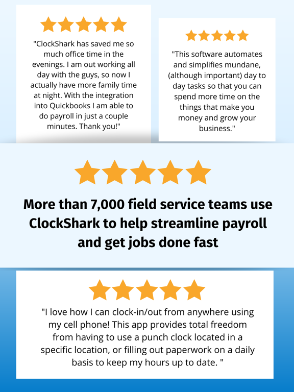 ClockShark screenshot 2
