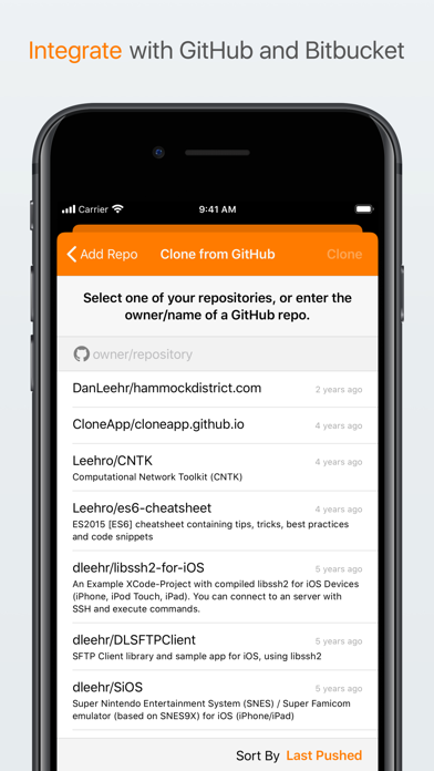 Clone - Git client advanced screenshot 1