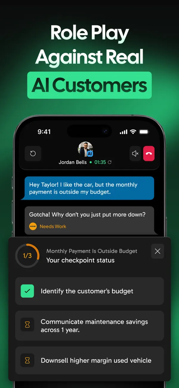 CloserCoach - AI Sales Trainer screenshot 4