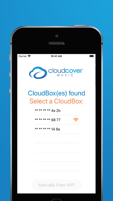 Cloud Cover Music Set Up screenshot 2