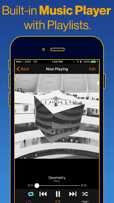 Cloud Music Player+ screenshot 1
