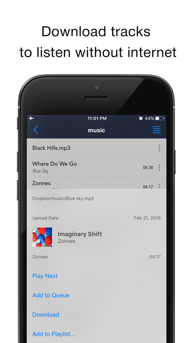 CloudBeats: Cloud Music Player screenshot 2