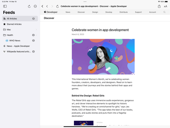 CloudNews - Feed Reader screenshot 1