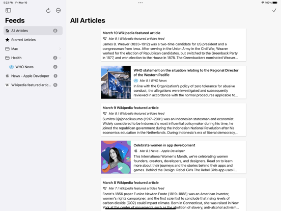CloudNews - Feed Reader screenshot 4