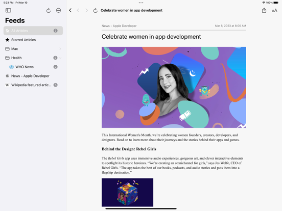 CloudNews - Feed Reader screenshot 3