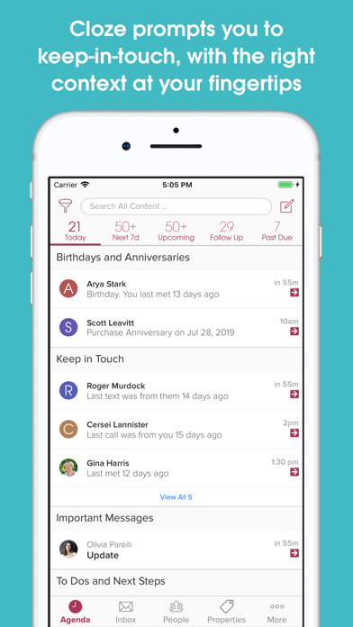 Cloze Relationship Management screenshot 4