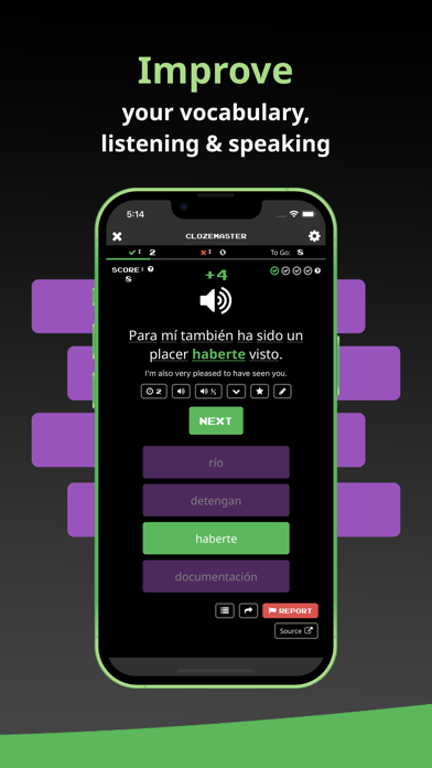 Clozemaster－Vocabulary Builder screenshot 2
