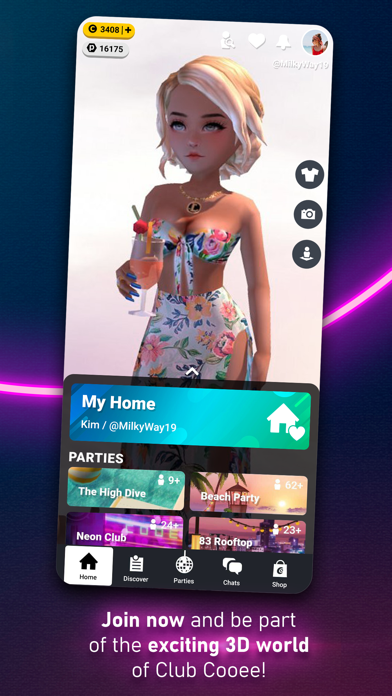 Club Cooee - 3D Avatar Chat screenshot 1