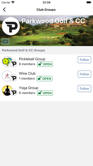 Clubster screenshot 2