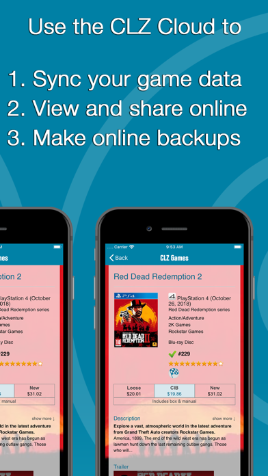 CLZ Games: collection database screenshot 1