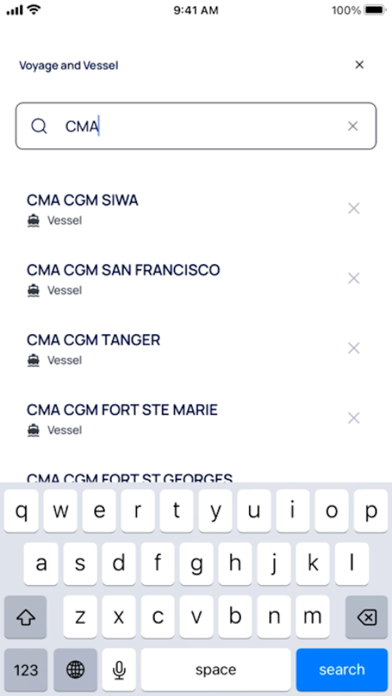 CMA CGM screenshot 2
