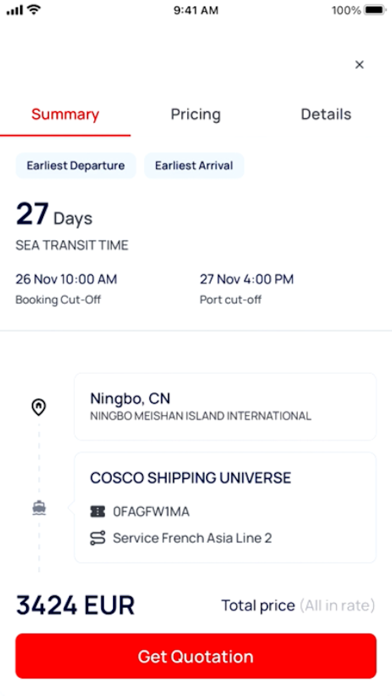 CMA CGM screenshot 3