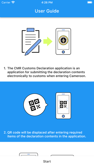 CMR Customs Declaration App. screenshot 2