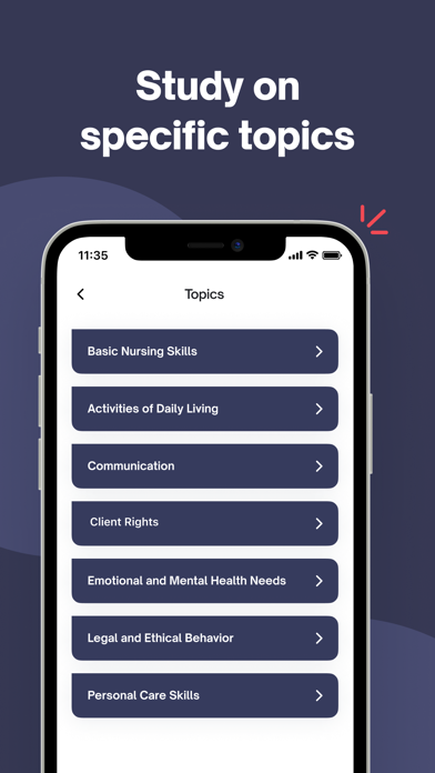 CNA Exam Prep & Study Plan screenshot 1