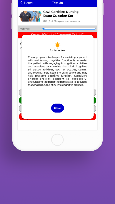 CNA Nursing Assistant Exam screenshot 1
