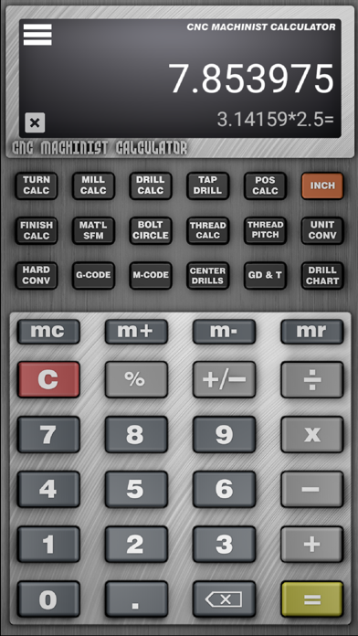 CNC Machinist Calculator Pro screenshot 10