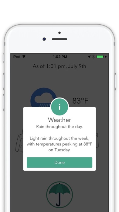 Coat Check: Weather Forecast screenshot 1