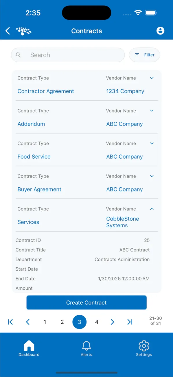 CobbleStone Contract Software screenshot 5