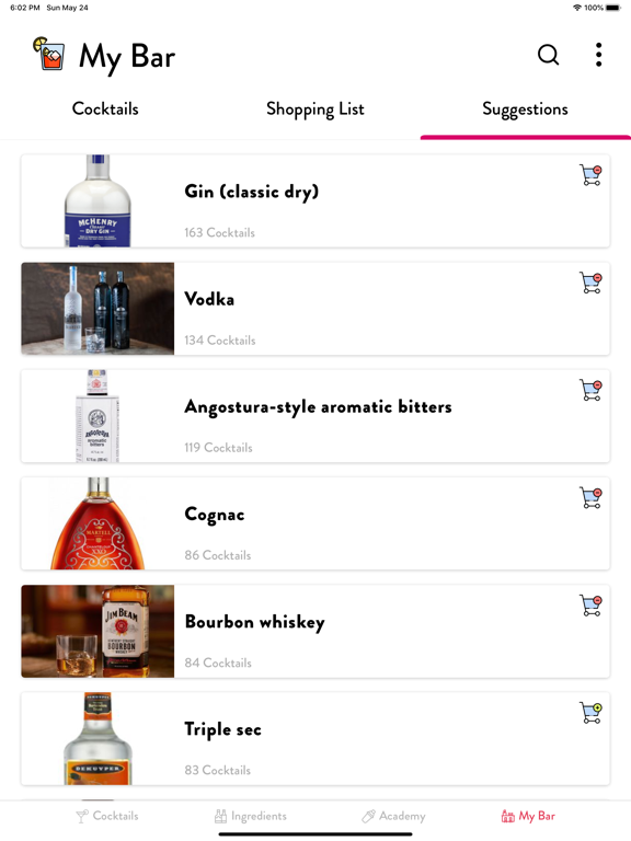 Cocktails App: Drinks Database screenshot 1