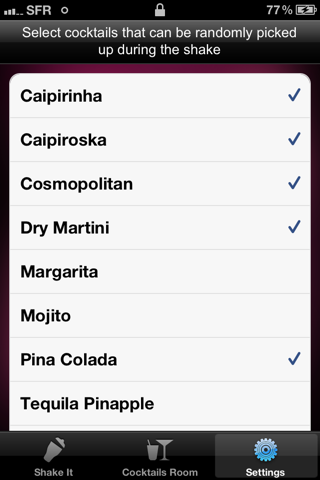 Cocktails Shake It screenshot 1
