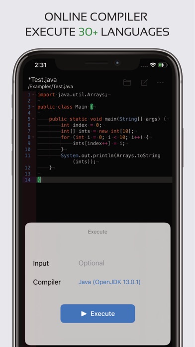 Code Editor - Compiler & IDE screenshot 1