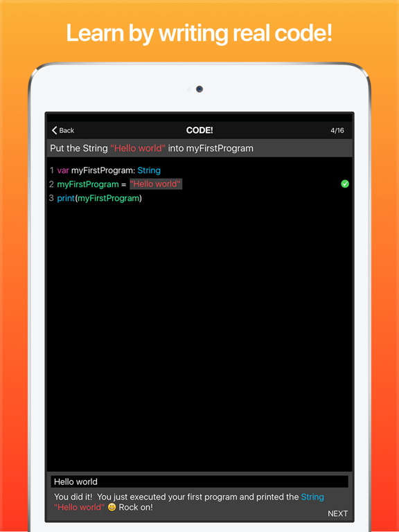 Code! Learn Swift Version screenshot 9