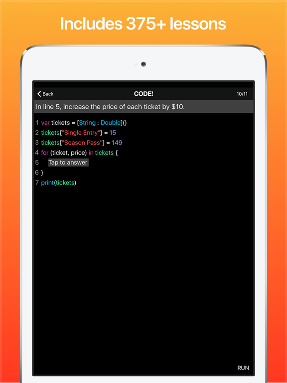 Code! Learn Swift Version screenshot 7