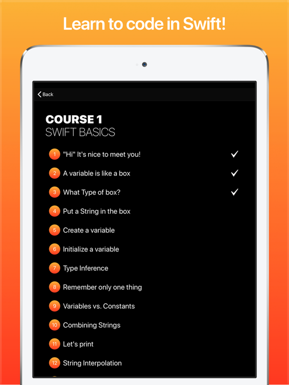 Code! Learn Swift Version screenshot 10