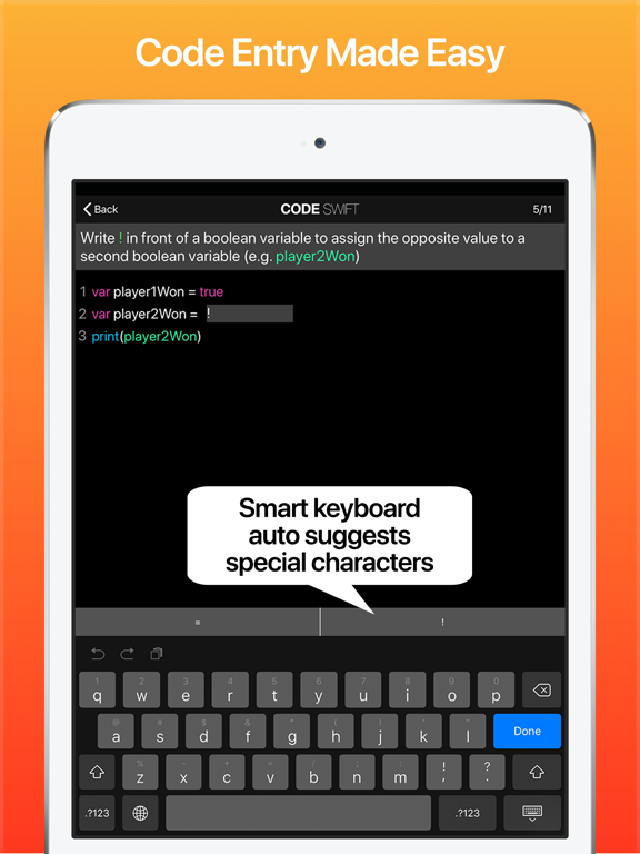 Code! Learn Swift Version screenshot 2