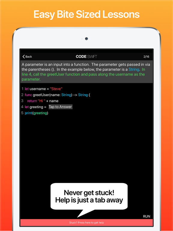 Code! Learn Swift Version screenshot 4
