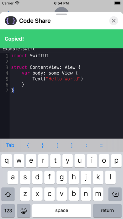 Code Share - Share snippets screenshot 2