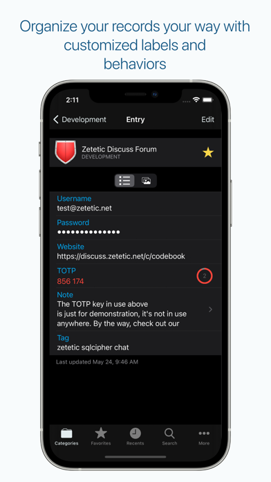 Codebook Password Manager screenshot 4