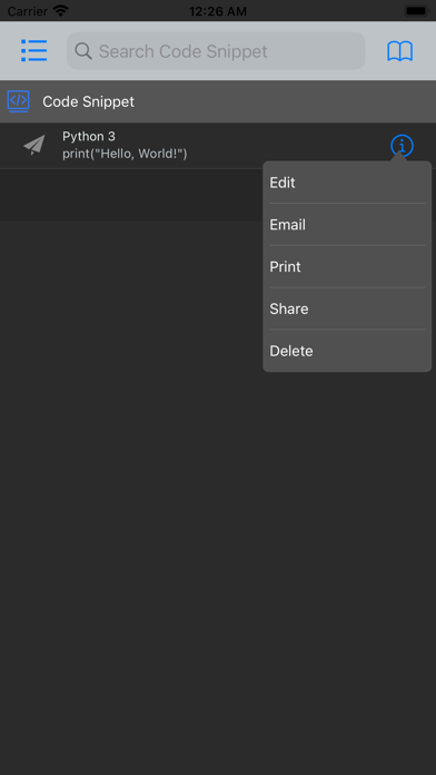CodeRun - Code Snippet Run screenshot 1