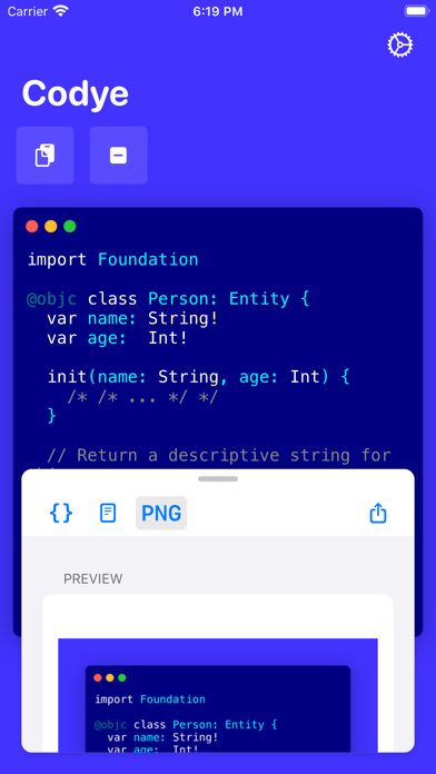 Codye screenshot 1