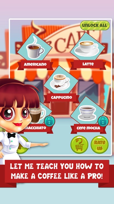 Coffee Dessert Making Salon - food maker games & candy ice cream make for kids! screenshot 4