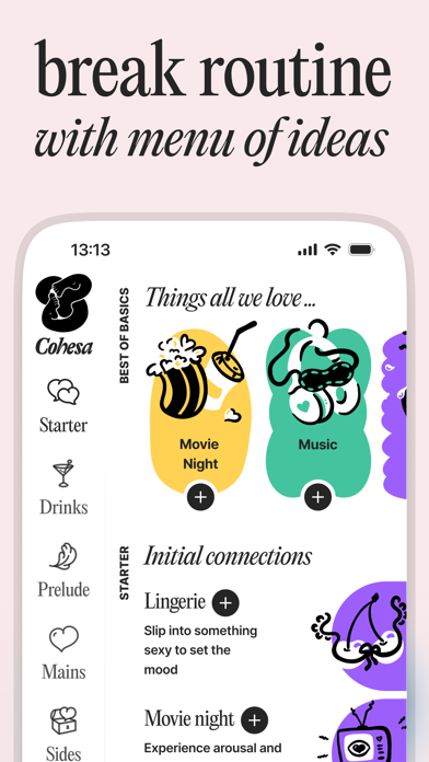 Cohesa: Sex Menu & Date Ideas screenshot 7