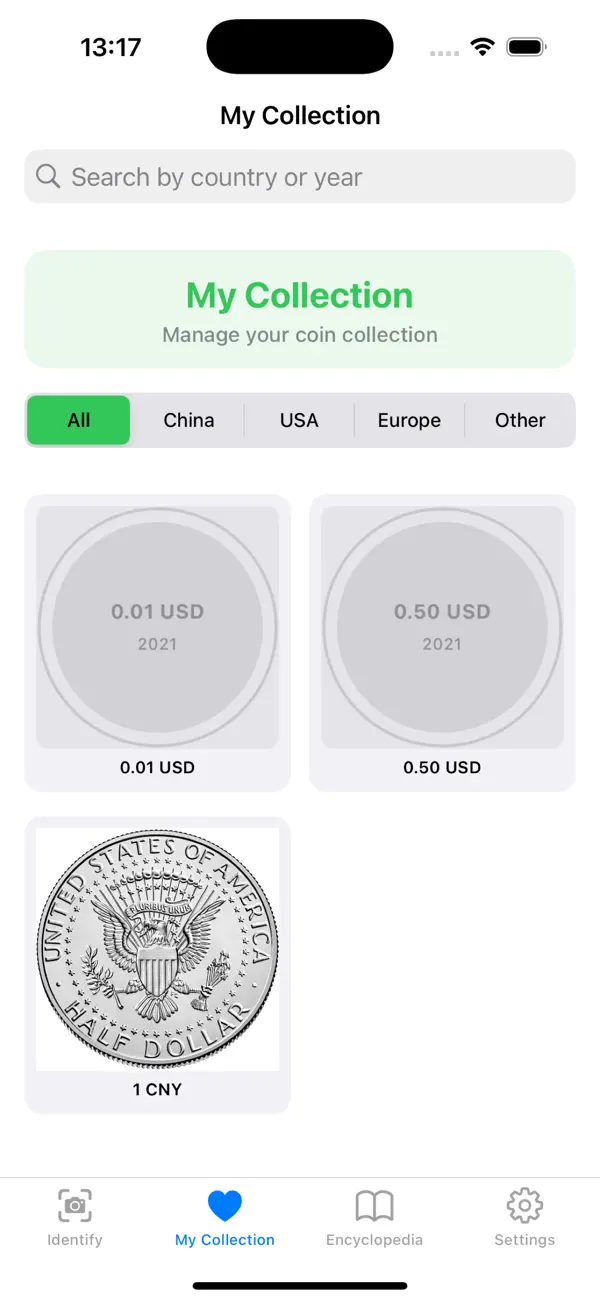 Coin Identifier - Check & Scan screenshot 1
