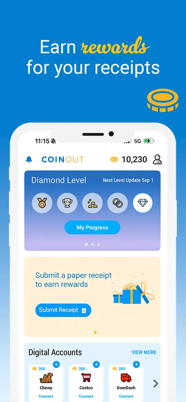 CoinOut: Receipts for Rewards screenshot 3