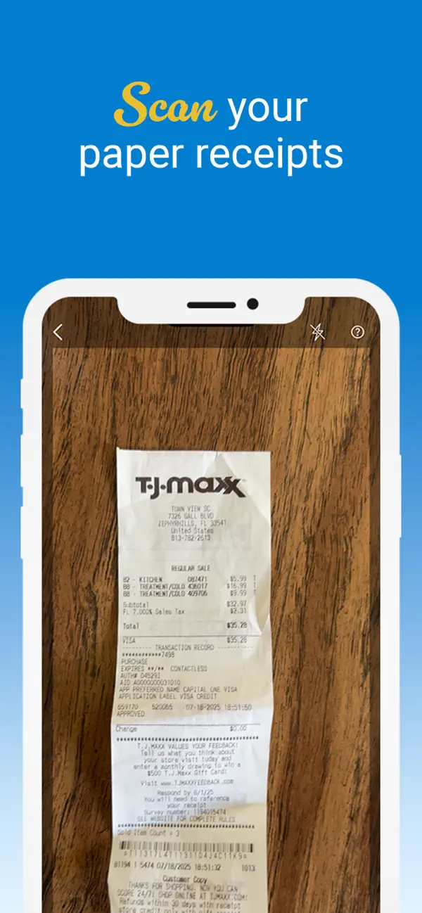 CoinOut: Receipts for Rewards screenshot 1